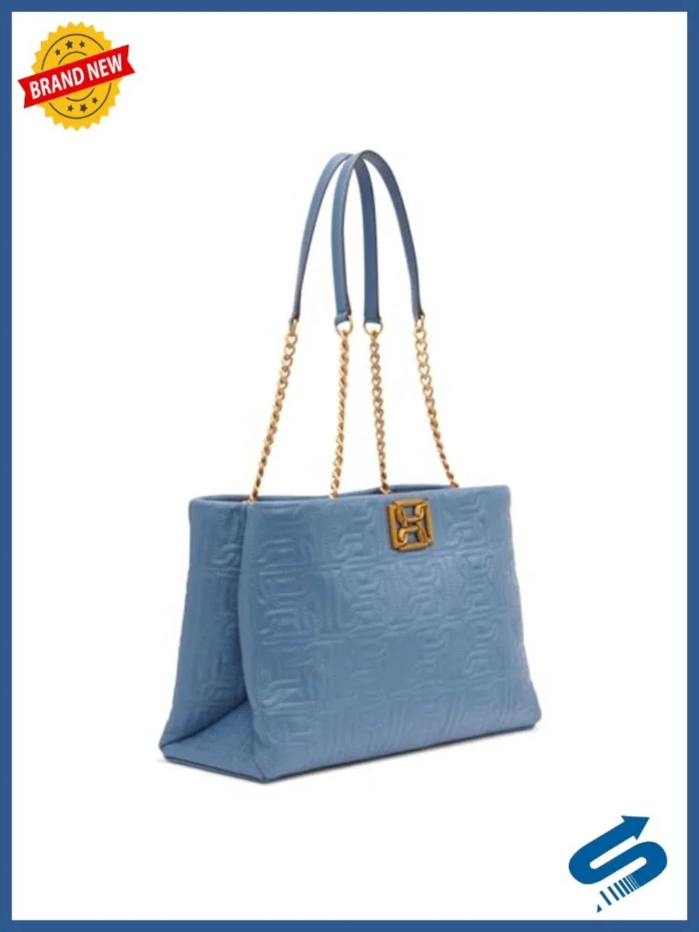 DKNY Leather Tote Bag for Women - Adjustable Strap, Snap Closure